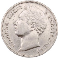 Württemberg 1/2 Gulden 1861