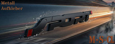3D Sport Metall Aufkleber