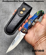 Handgemachtes | ORT1015 Taschenmesser Messer Klappmesser 22,5cm Lederetui