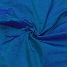 Pfauenblau 100% Reine Seide