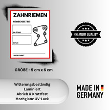2x Zahnriemen Aufkleber -