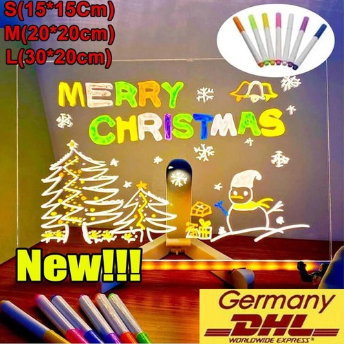Led notiztafel mit - led,
