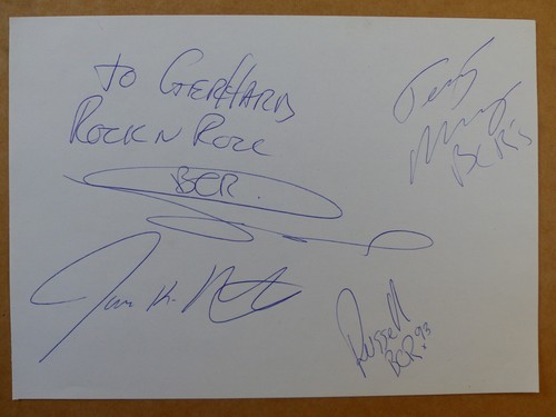 Bay city rollers signed - rollers,