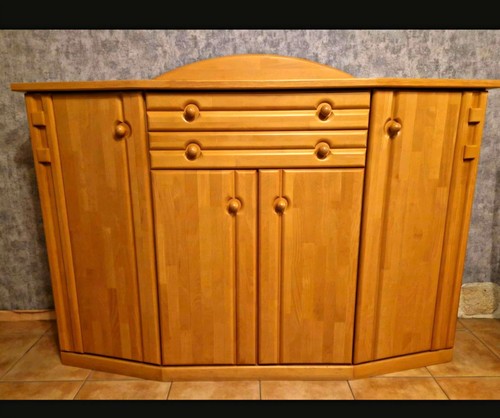 Highboard holz teilmassiv - highboard,