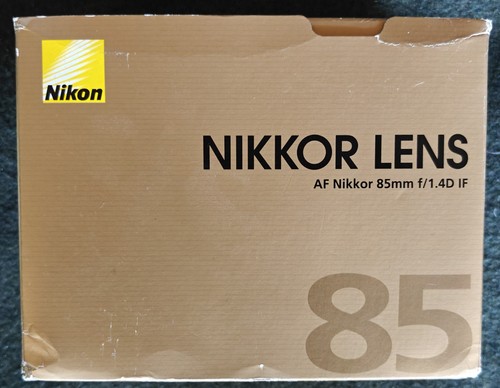 Nikon nikkor 85mm - af, f/1.4