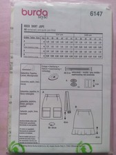 Rock Burda Schnittmuster 6147   34-44