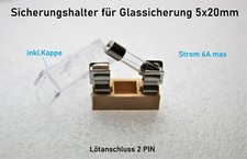 Sicherung Halter mit Kappe