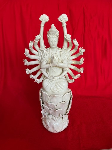 Porzellan skulptur guan - porzellan,