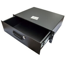 deetech Rackschublade 3 HE abschliessbar, Stahl für 483mm (19") Flightcases
