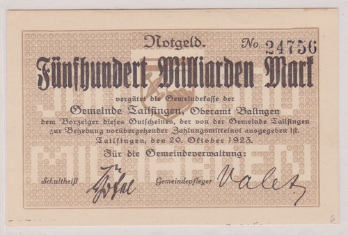 500 milliarden mark - 500,