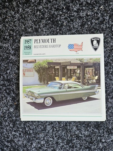 Plymouth belvedere hardtop - belvedere,
