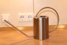 Omas hübsche Blumen Giesskanne aus der Sammlung,  Silberfarbig, ca. 1000ml