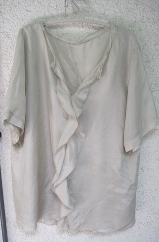 Graue seiden bluse - graue,