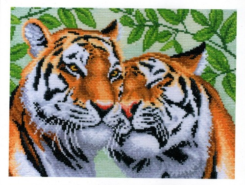 Andacht kreuzstich set tiger - andacht,