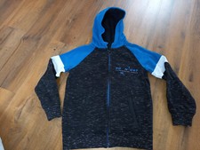 Kapuzenjacke schwarz blau 134 140