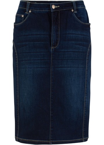 Neu jeans rock mit seitlichen - jeans-rock,