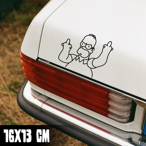 Auto aufkleber homer fuck - auto, "homer