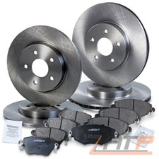 BREMSSCHEIBEN + BREMSBELÄGE VORNE + HINTEN FÜR FORD MONDEO 3 JAGUAR X-TYPE
