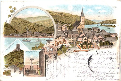 Gruss aus lorch - gruss, am