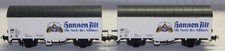 Liliput H0 229 01 zweiteiliges Bierwagenset DB "Hannen Alt" in OVP