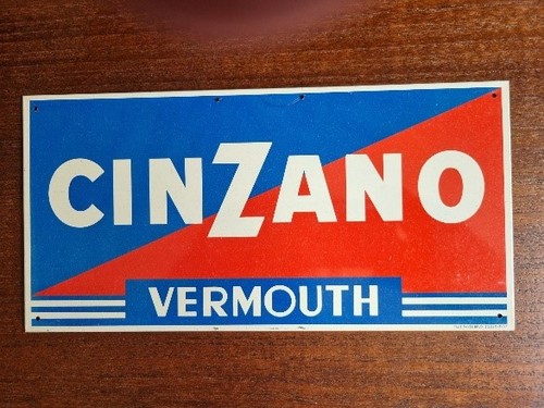 Cinzano vermouth blechschild - vermouth,,