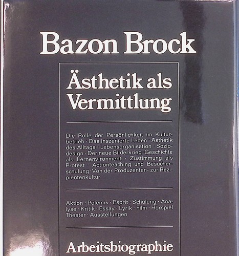 ästhetik als vermittlung - Ästhetik,