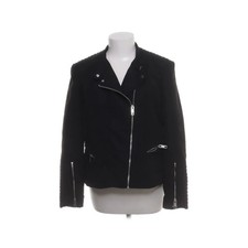 H&M, Bikerjacke, Damen, Größe: 42, Schwarz, Polyester/Wildlederimitat #oVV