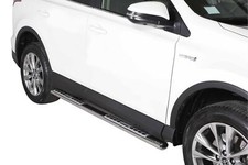 Schwellerrohre Design für TOYOTA RAV 4 Bj. 2013-18 Edelstahl