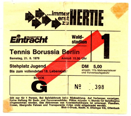 Ticket eintracht frankfurt - bl,