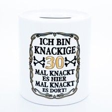 Knackige 30 Jahre Geldgeschenk Spardose Geschenk Geburtstag Mann Frau Deko Idee