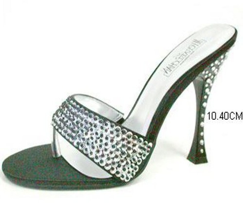 Funkelnde designer high heels - high,
