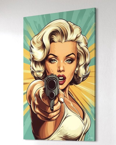 Marilyn leinwand bild wanddeko - marilyn,