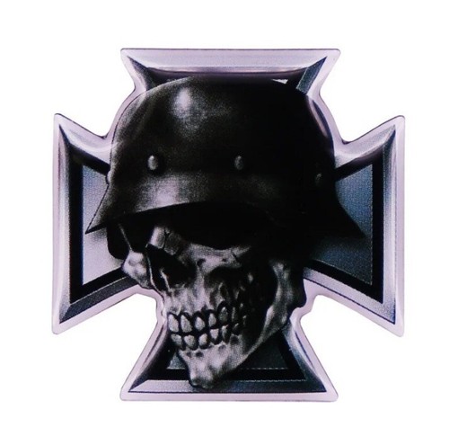 Eisernes kreuz mit totenkopf - kreuz,