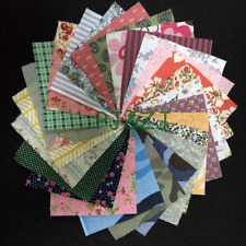  Paket Stoffpaket Patchworkpaket DIY Zubehör XX^100x Stoffreste Bunt Baumwolle