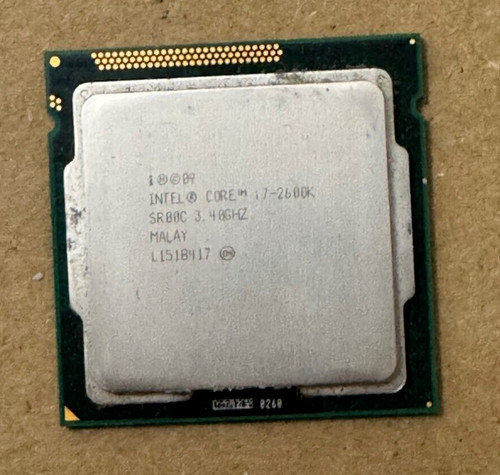 Intel core cpu 2600k - i7-2600k, sr00c