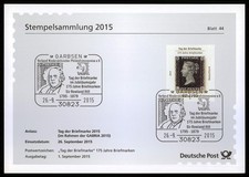 Brd sonderstempel blatt - brd, sonderstempel-blatt