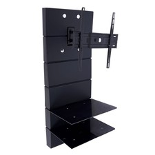 Meliconi Ghost Design 3500 Rotation schwarz matt Wandhalterung sehr gut