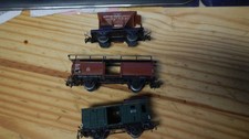 H0 Märklin 3x Alte Zinkguss Güterwagen 310 + 315/4 + 367