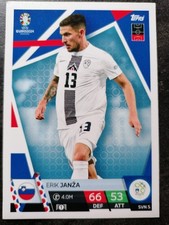 Topps Euro 2024 Germany Match Attax 24 Base Karte Slowenien SVN 5 Erik Janza