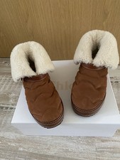 Chloé Damen Echt Lammfell Stiefel