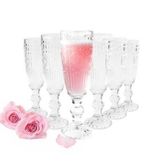 6 Sektgläser 160ml Sonne