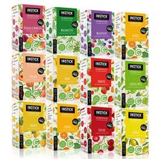 (130,00€/kg) 60 Instick Getränkepulver Sticks Mix Set Zuckerfrei Vitamin C Vegan