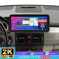 12" Für Mercedes-Benz GLK-Klasse X204 2008-2012 Android 14 Autoradio Navi GPS 2K