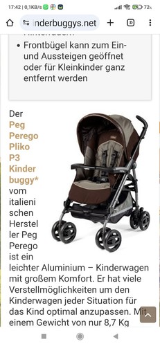 Pliko peg pegerego kinderwagen - pliko,