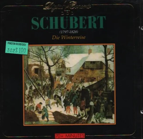 Schubert die winterreise - cd,