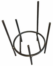 Blumenständer, Metall, schwarz, Ø ca. 103 mm