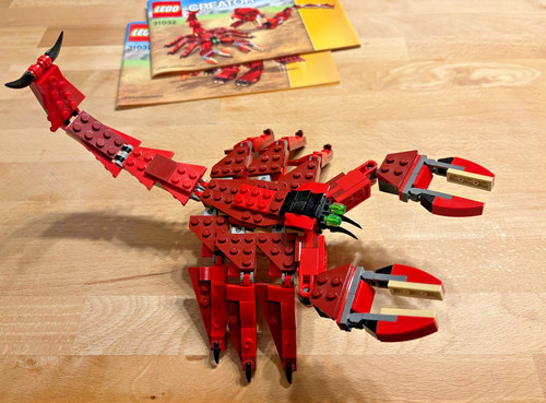 Lego creator skorpion - lego, drache