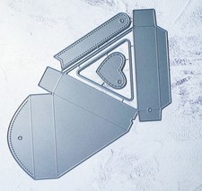 Dreieckige Box Stanzschablonen Original Charlie & Paulchen *neuwertig*