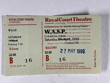 W.A.S.P Ticket Komplett