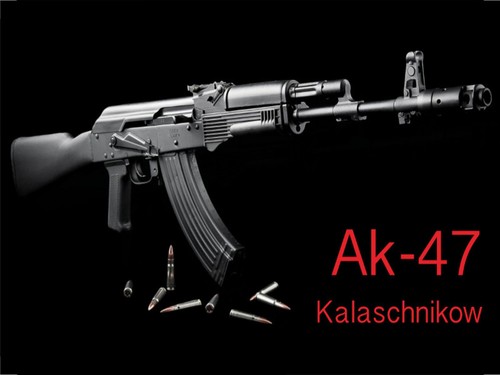 Blechschild 30x40 gewehr 47 - blechschild, ak-47